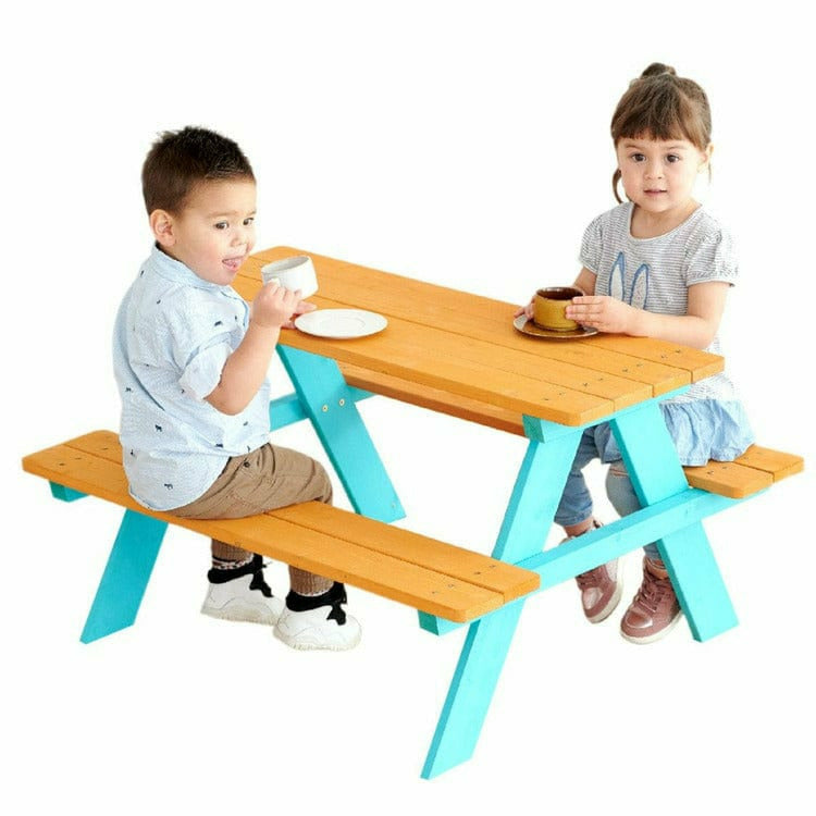 Teamson Kids Outdoor Outdoor Picnic Table & Chair Set