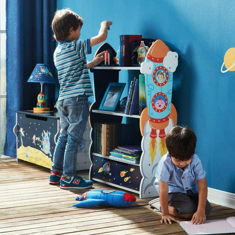 Teamson Kids Room Decor Outer Space Bookshelf