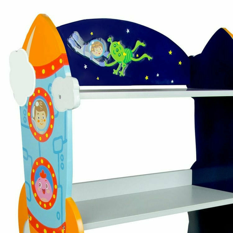Teamson Kids Room Decor Outer Space Bookshelf