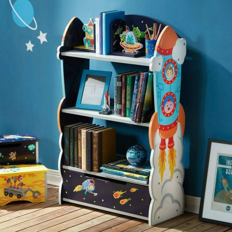 Teamson Kids Room Decor Outer Space Bookshelf