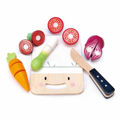 Tender Leaf Toys Preschool Mini Chef Wood Chopping Board