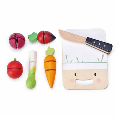 Tender Leaf Toys Preschool Mini Chef Wood Chopping Board