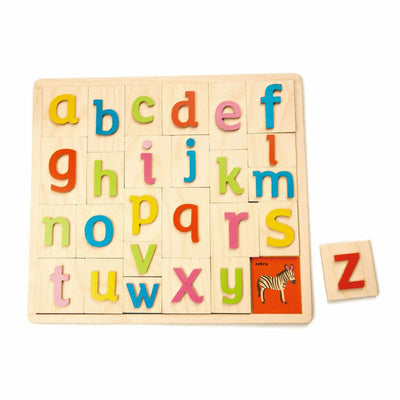 Tender Leaf Toys Preschool Wooden Alphabet Pictures Board
