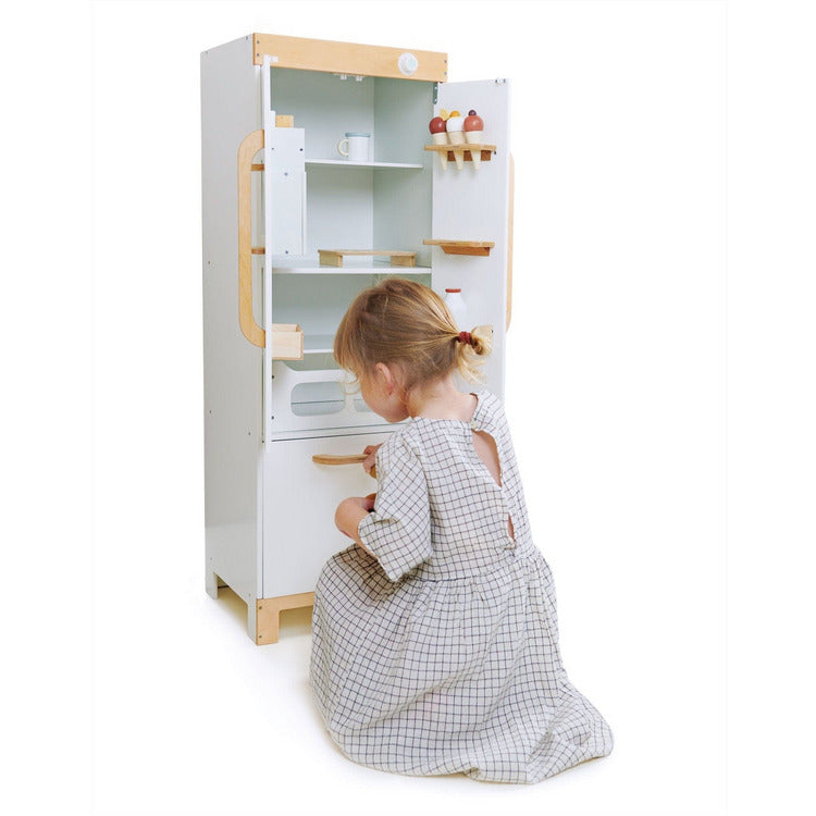 Tender Leaf Toys Preschool Wooden Pretend Play Refrigerator