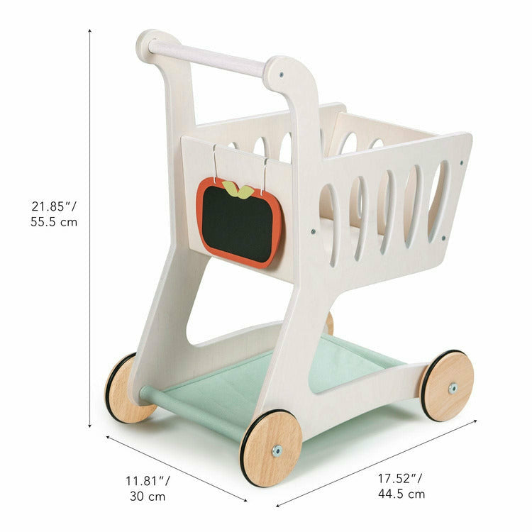 Tender Leaf Toys Preschool Wooden Shopping Cart
