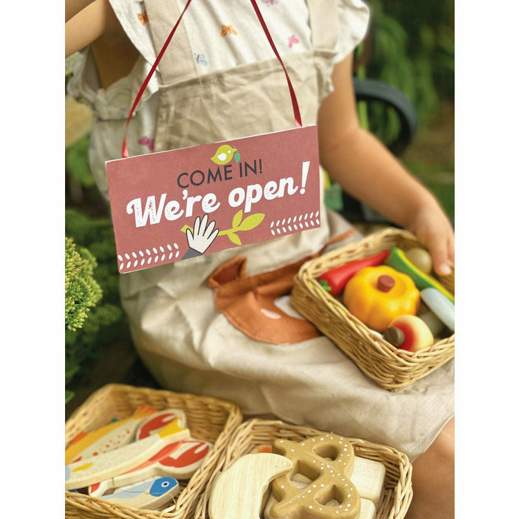 Wooden Veggie Basket FAO Schwarz