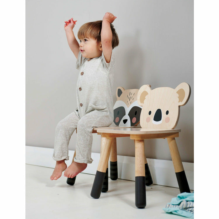 Tender Leaf Toys Room Decor Forest Racoon Chair