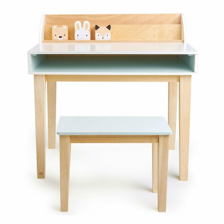 Tender Leaf Toys Room Decor Wooden Desk and Chair