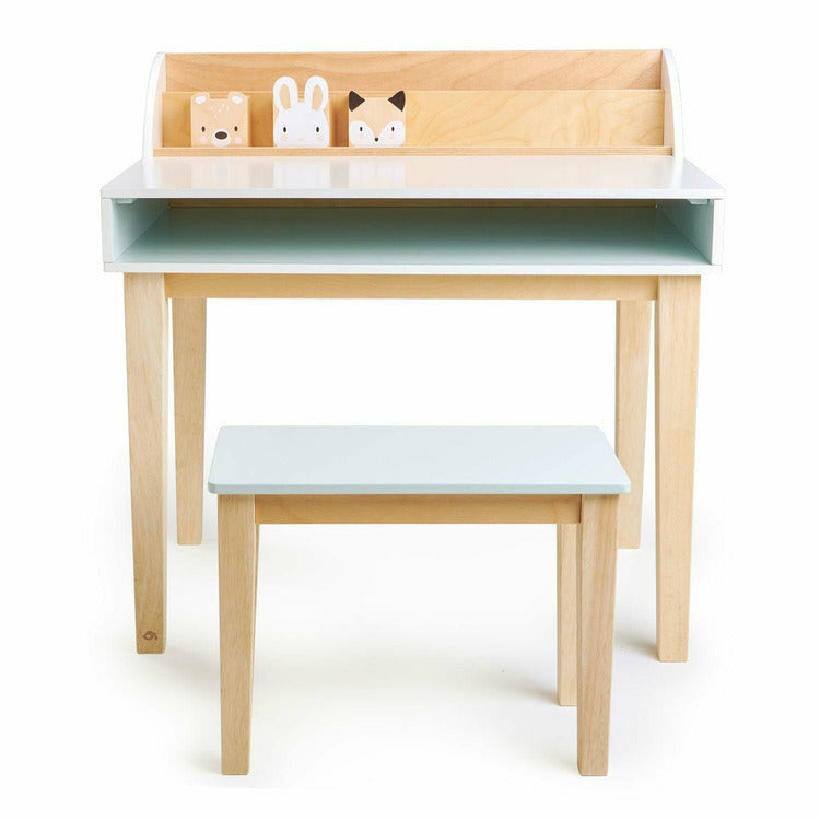 Tender Leaf Toys Room Decor Wooden Desk and Chair