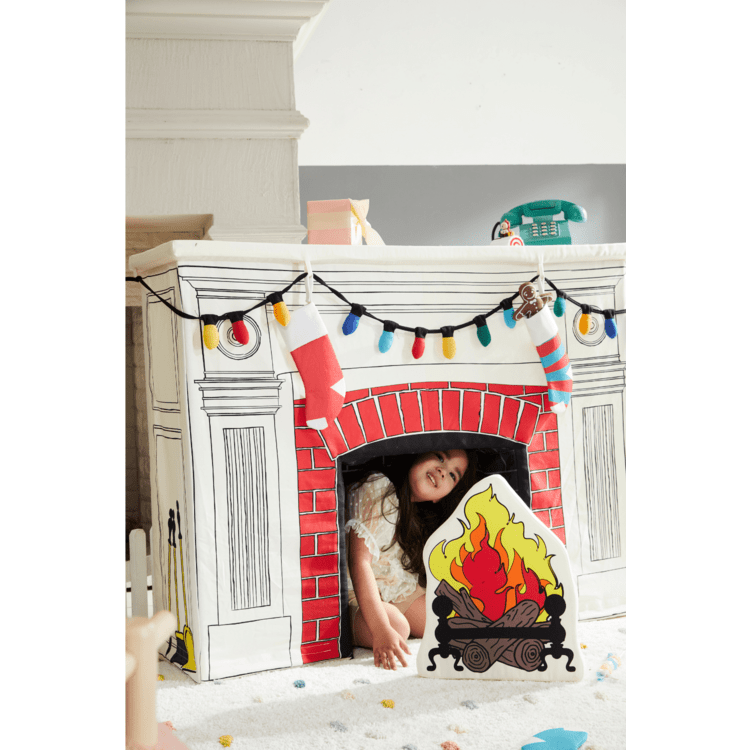 Wonder & Wise Preschool Happy Hearth Fireplace with Accessories