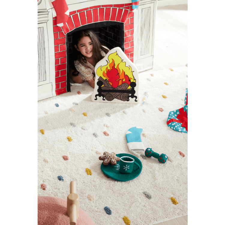 Wonder & Wise Preschool Happy Hearth Fireplace with Accessories