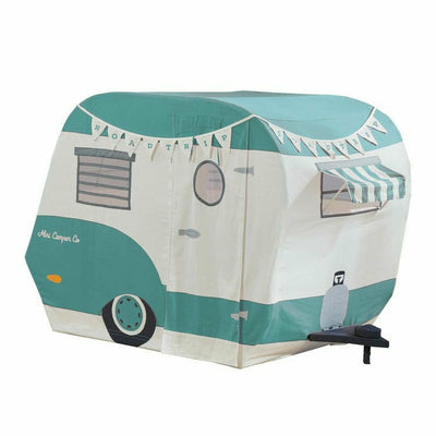 Wonder & Wise Preschool Road Trip Camper Playhome - Aqua