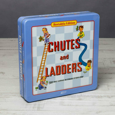 WS Game Company Games Chutes & Ladders Nostalgia Tin