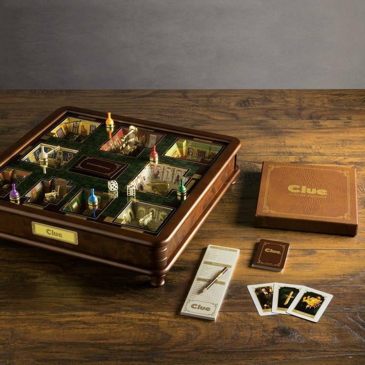 WS Game Company Games Clue Luxury Edition
