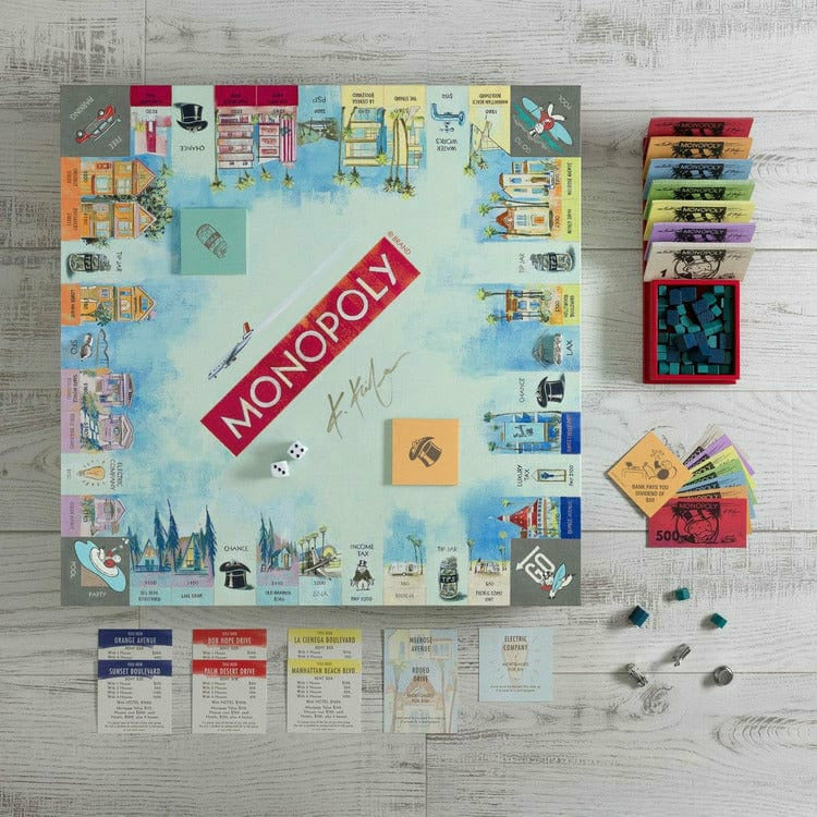 WS Game Company Games Monopoly California Dreaming - 2nd Edition