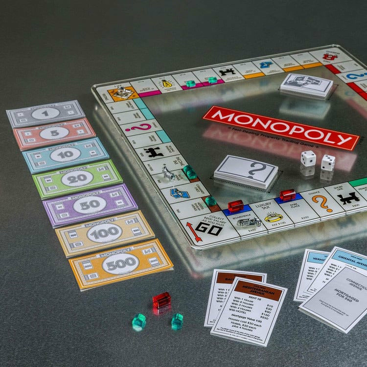 Monopoly Glass Series fashion Game