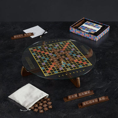 WS Game Company Games Scrabble Prisma Glass Edition
