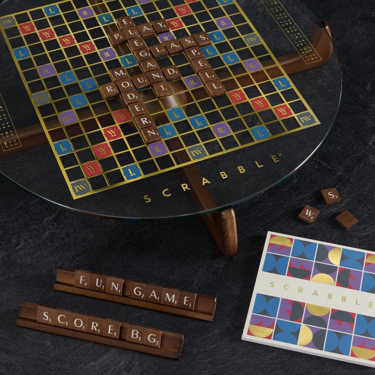 WS Game Company Games Scrabble Prisma Glass Edition
