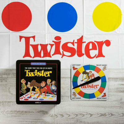 WS Game Company Games Twister Nostalgia Tin